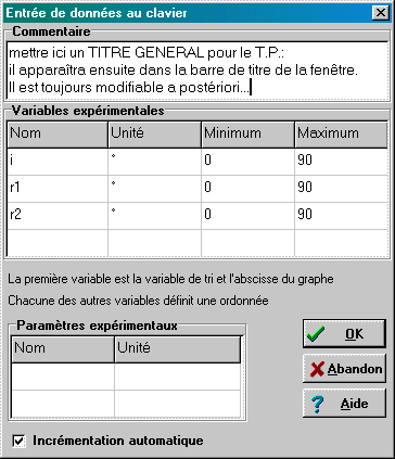 TOUTES CES INFORMATIONS SERONT MODIFIABLES ULTERIEUREMENT